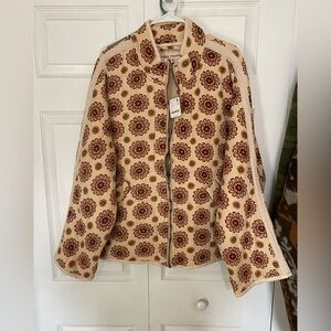 Free People Printed Dolman Jacket NWT
